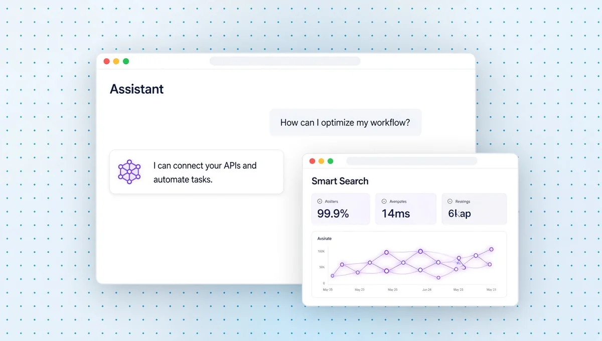 AI Integration — assistants, LLM features, smart search